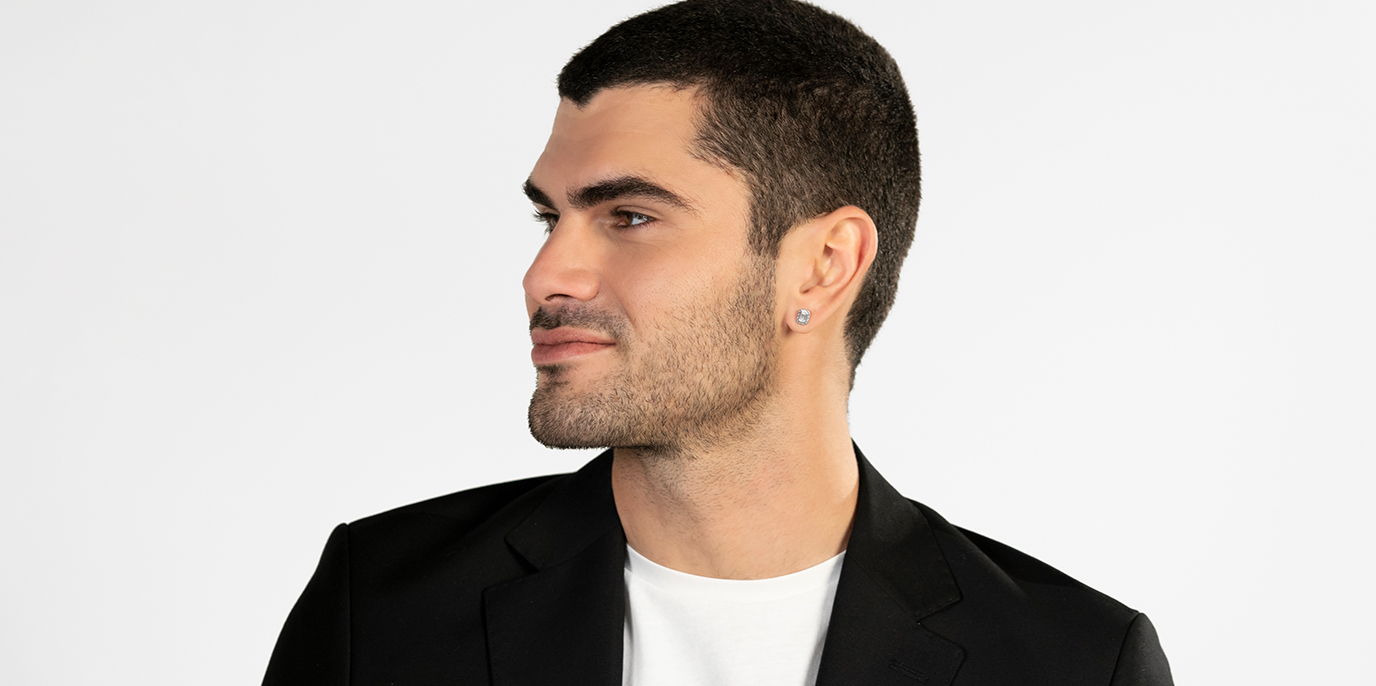 Minimalist Trendy Elegant Minimalist Earrings Men | eBay