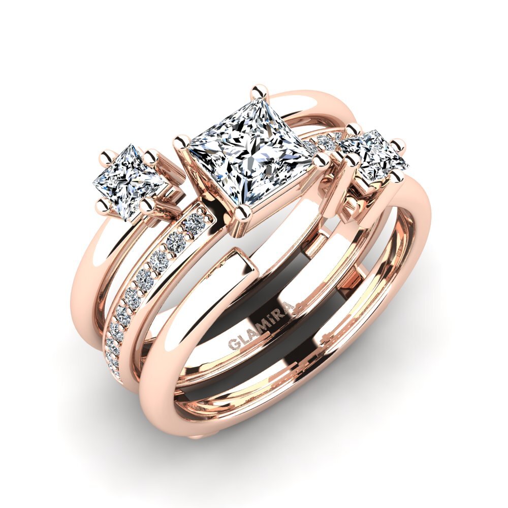 GLAMIRA Ring Isell SET