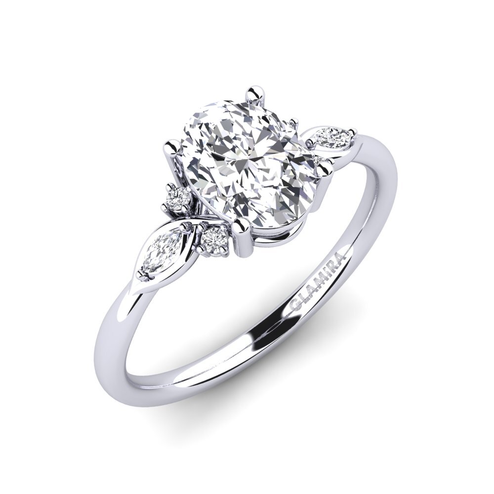Engagement Ring Gisu - Oval 1.09 crt