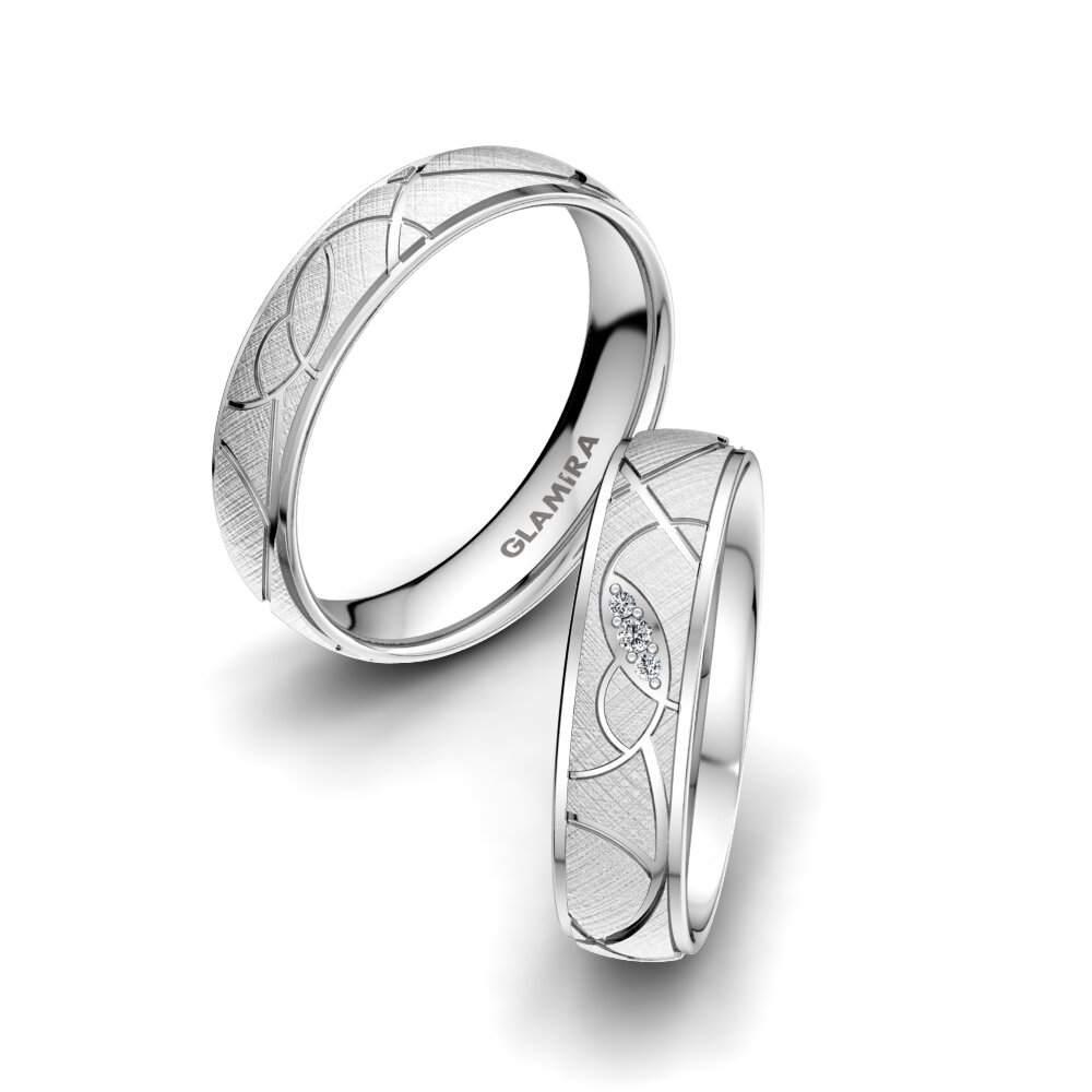 Wedding Ring Golden Aura 5 mm