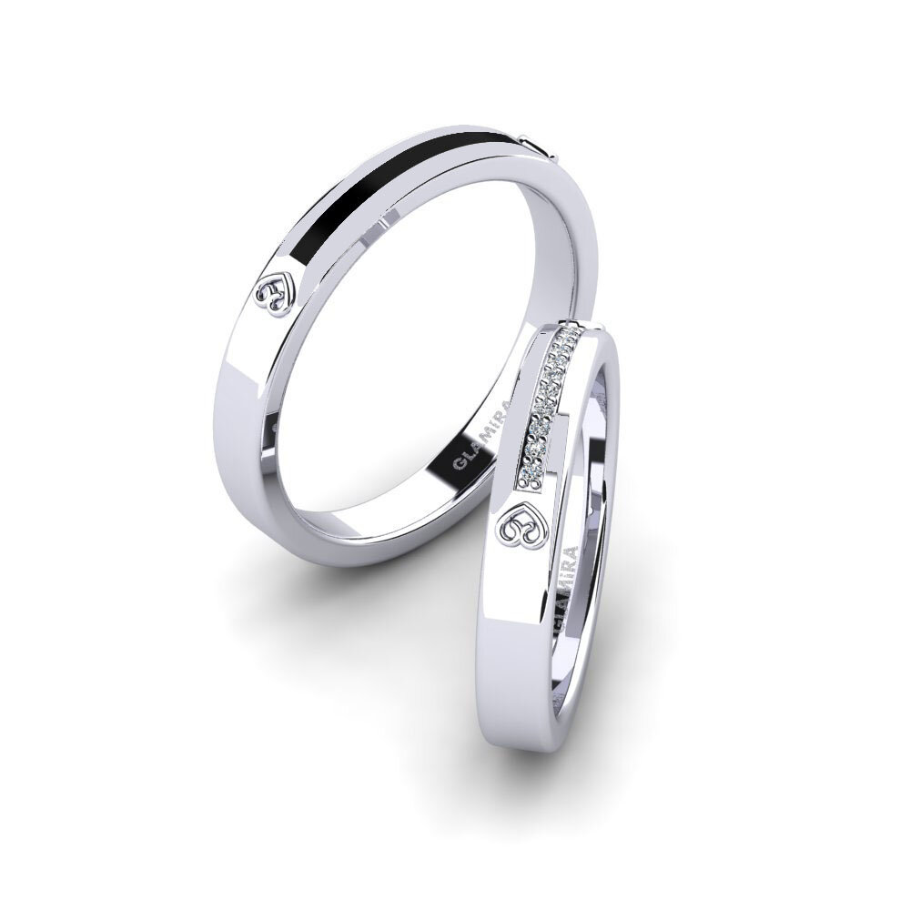 Couple's Ring Pretty Spark Pair