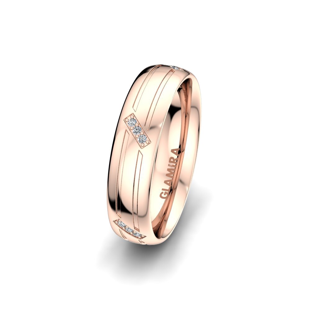 Women's Wedding Ring Attractive Beauty 5 mm