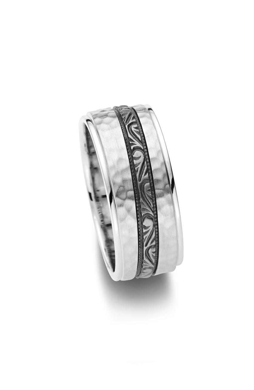 Men's Wedding Ring Golden Star